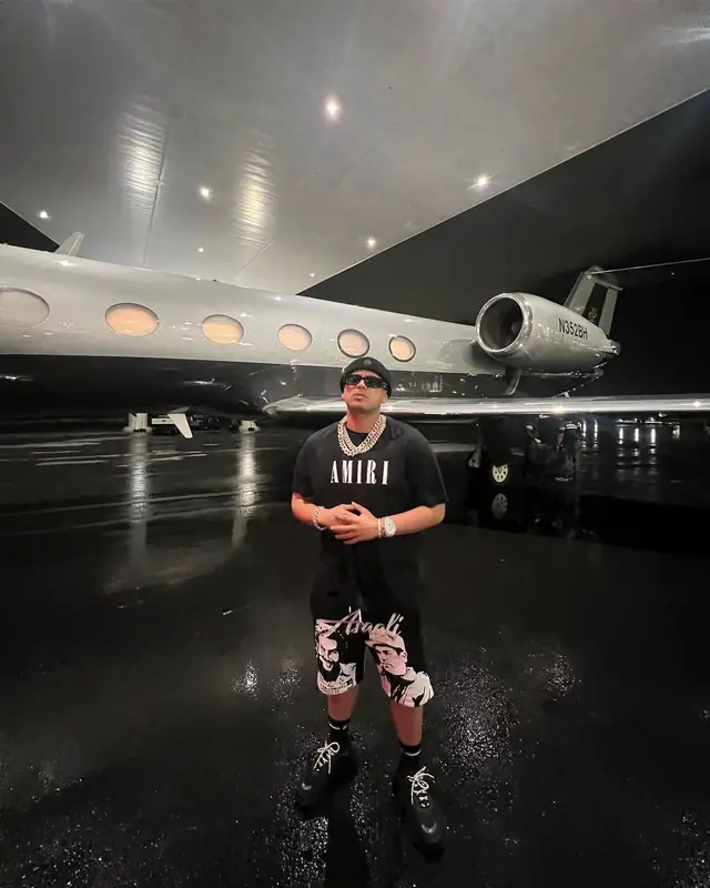 Jesus Ortiz Paz outfit in Amiri, Asaali, and Prada, 2023