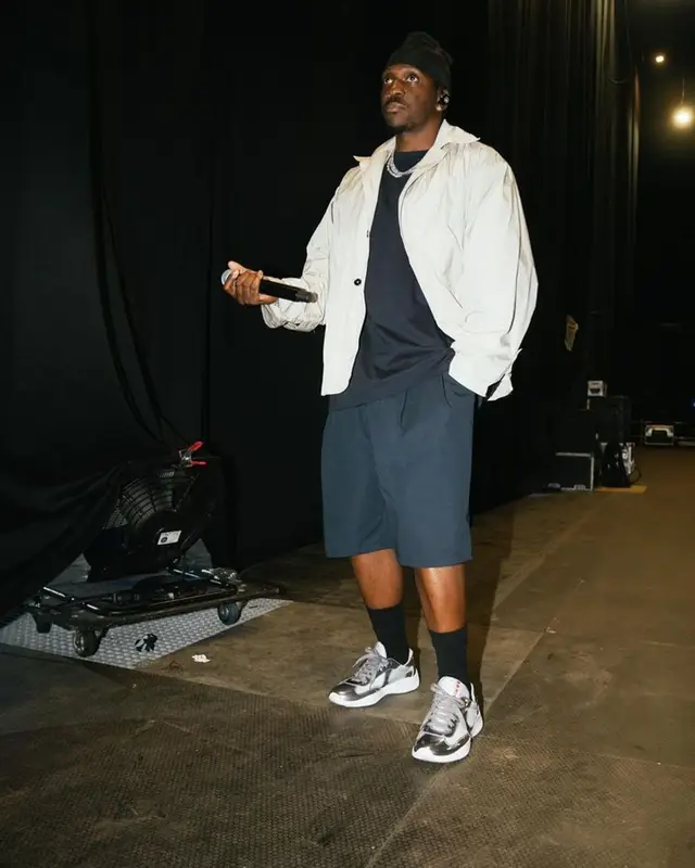 Pusha T outfit in Camiel Fortgens, Uniqlo, and Prada, 2023