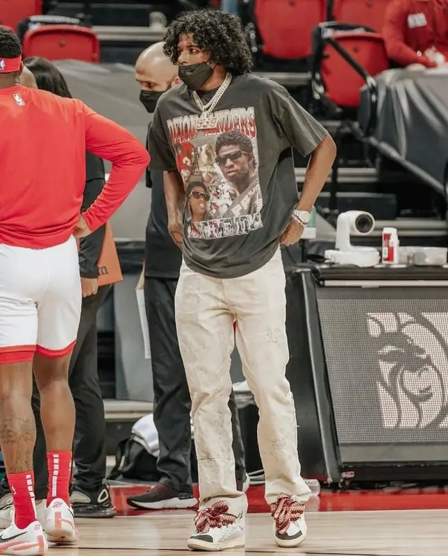 Jalen Green outfit in Grace Court Co, 2023