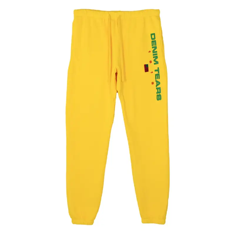 Denim Tears Yellow Beckford Sweatpants $120