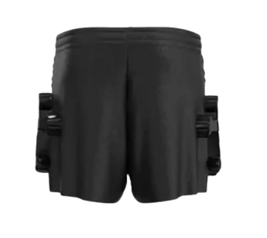 Life Of Sin Black 3D Cross Shorts $200