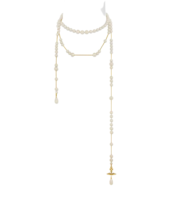 Vivienne Westwood Broken Pearl Necklace  $590