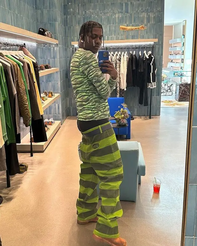 Lil Yachty outfit in ERL, Loewe, and Chrome Hearts, 2023