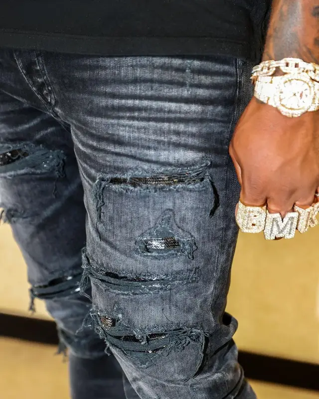 BandMan Kevo outfit in Amiri, Louis Vuitton, and Prada, 2023