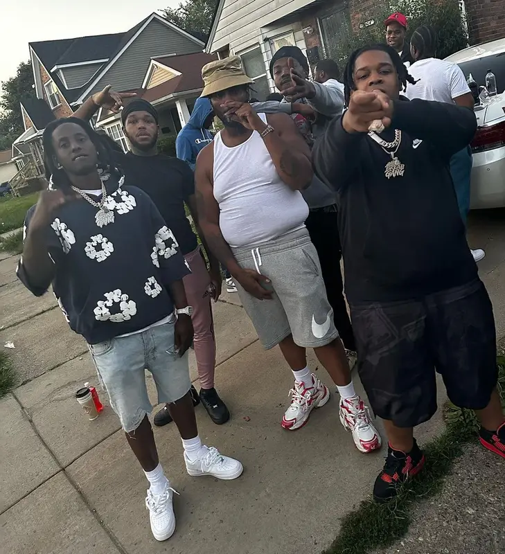 Peezy outfit in Hanes, Nike, and Balenciaga, 2023