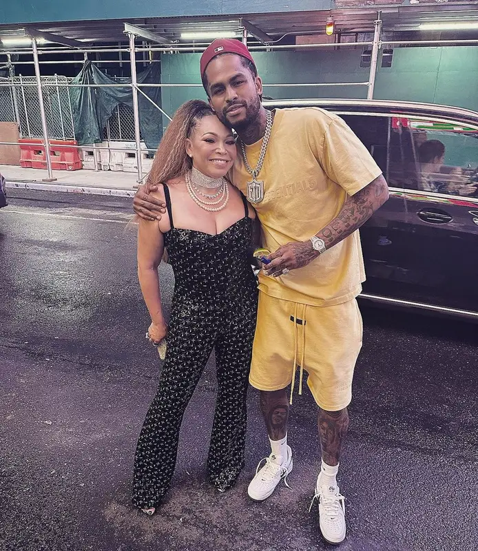 Dave East outfit in Fear of God and Nike, 2023