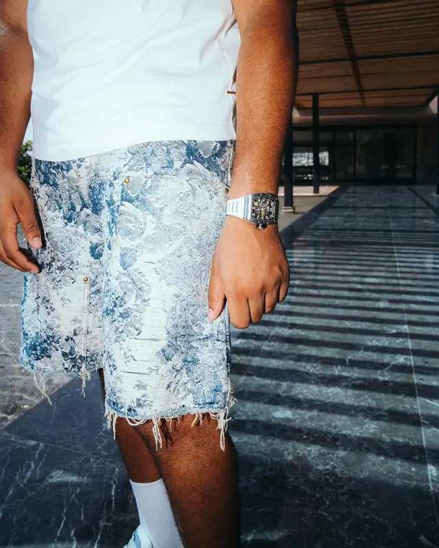 K-Trap outfit in Louis Vuitton and Celine, 2023