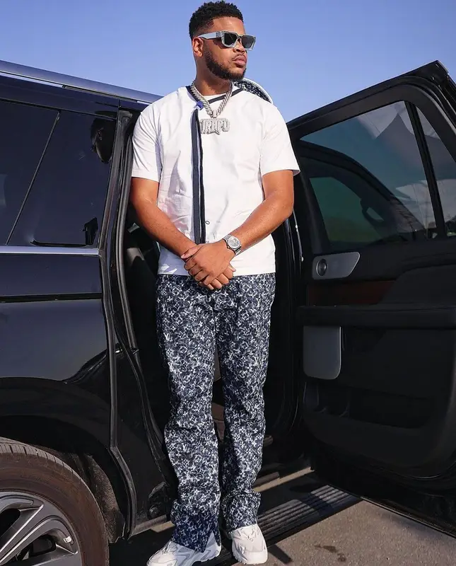 K-Trap outfit in Louis Vuitton, 2023