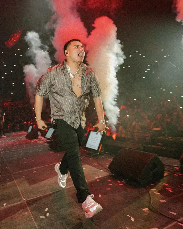 Jesus Ortiz Paz outfit in Amiri, Dior, and Cartier, 2023