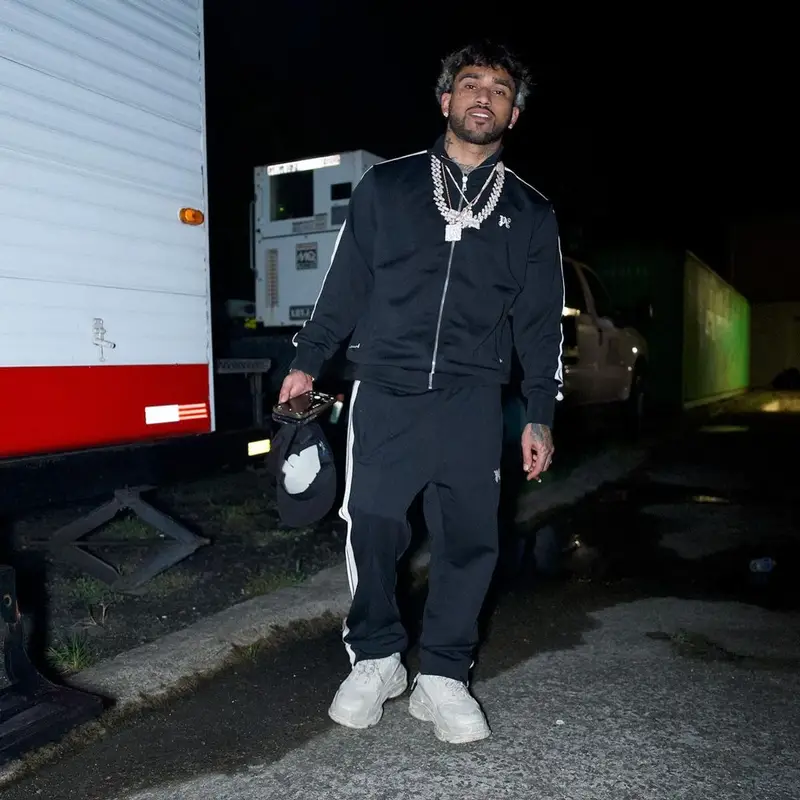 Bryant Mayers outfit in Palm Angels and Balenciaga, 2023