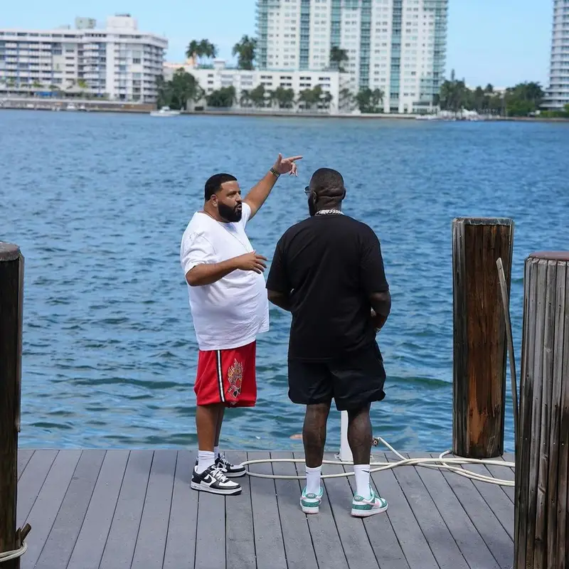DJ Khaled outfit in Polo Ralph Lauren and Patek Philippe, 2023