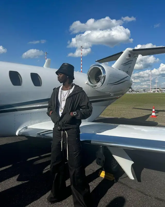 Lancey Foux outfit in Rick Owens, Prada, and Telfar, 2023