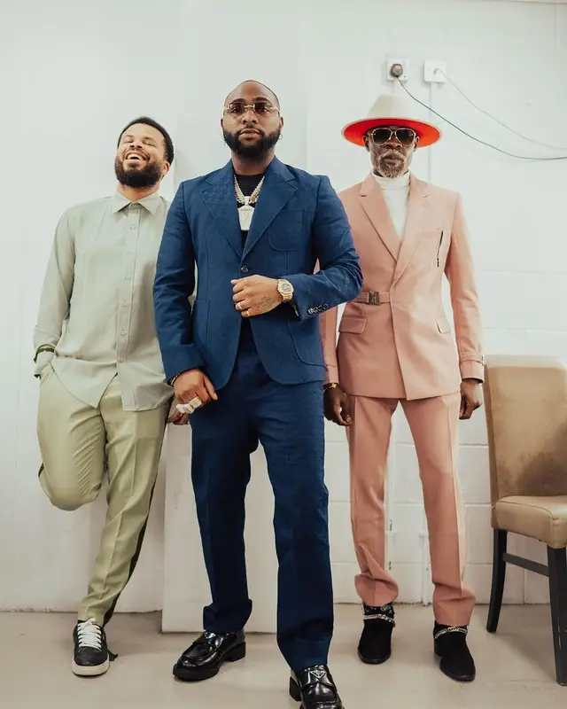 Davido outfit in Gucci and Prada, 2023