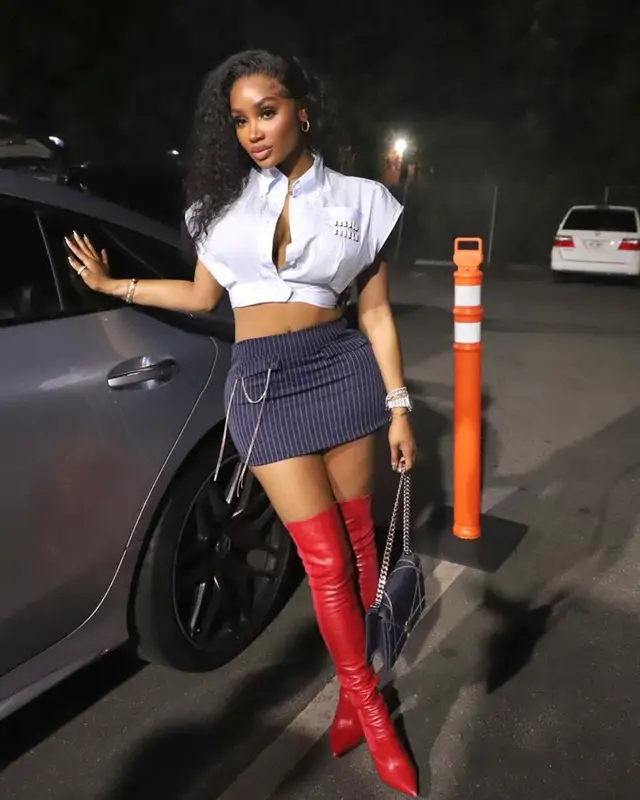 Karlae outfit in Miu Miu, Fendi, and Dior, 2023