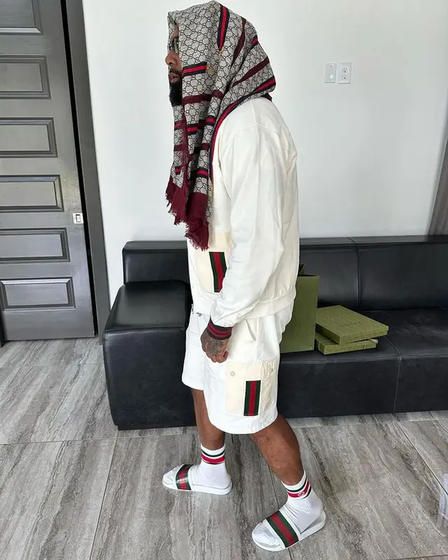 Money Man outfit in Cartier and Gucci, 2023