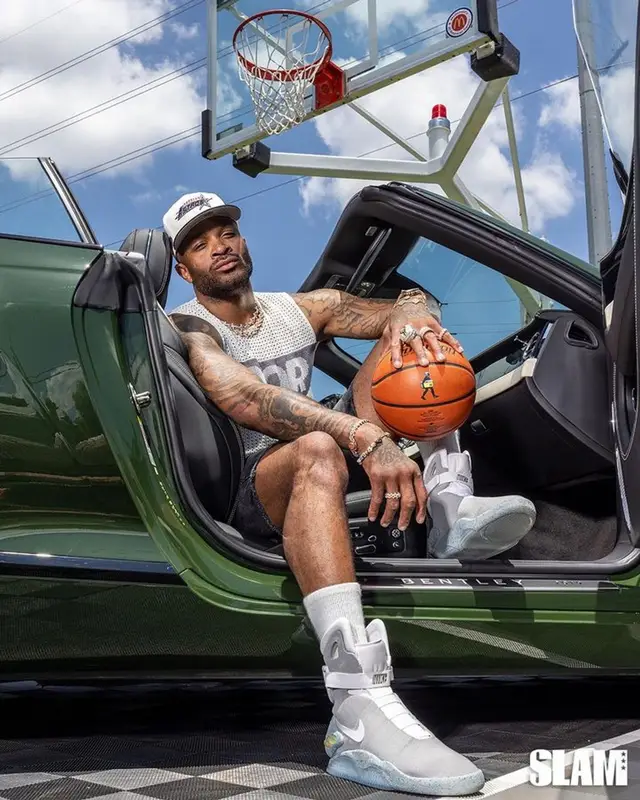 PJ Tucker outfit in Dior, New Era, and Wilson, 2023