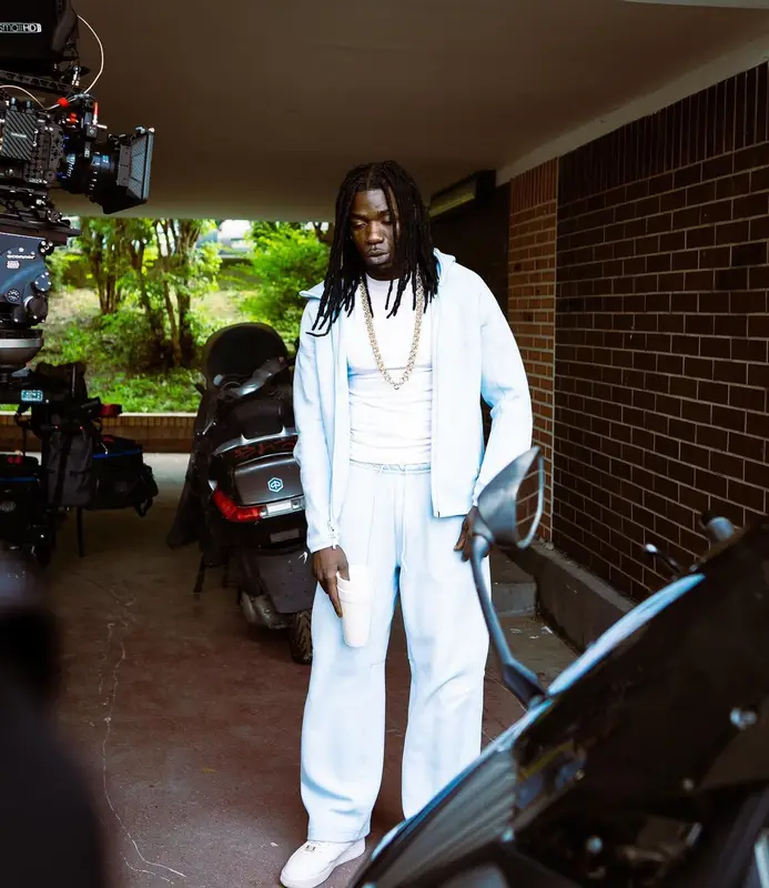 Gazo outfit in Nike and Nocta, 2023