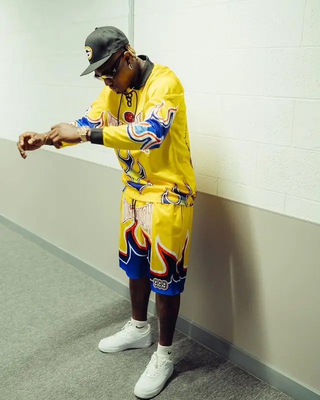 Zlatan outfit in Prada, New Era, and Nike, 2023