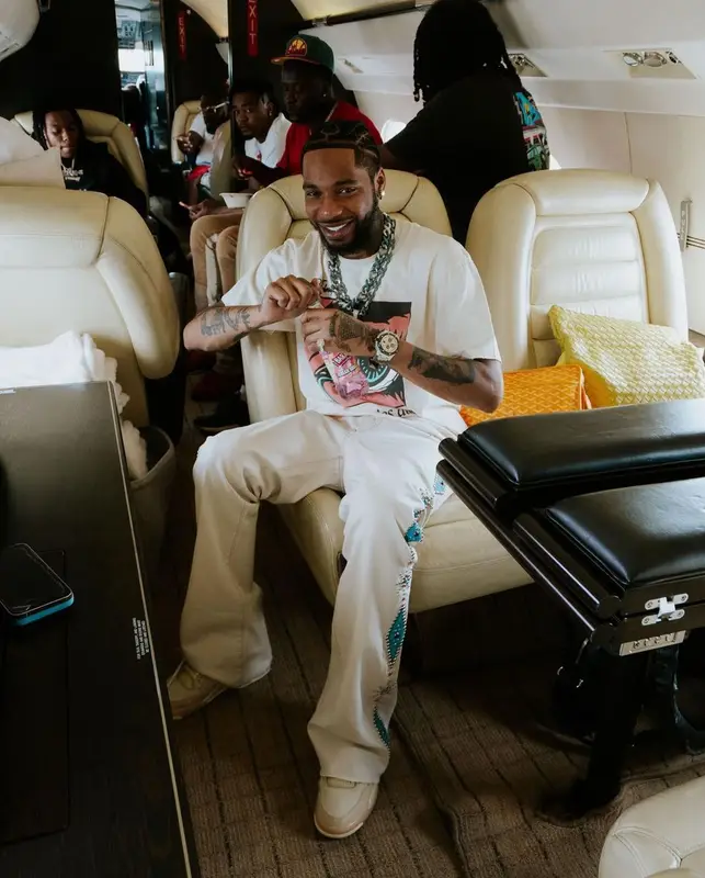 Key Glock outfit in Gallery Dept., Jordan, and Goyard, 2023