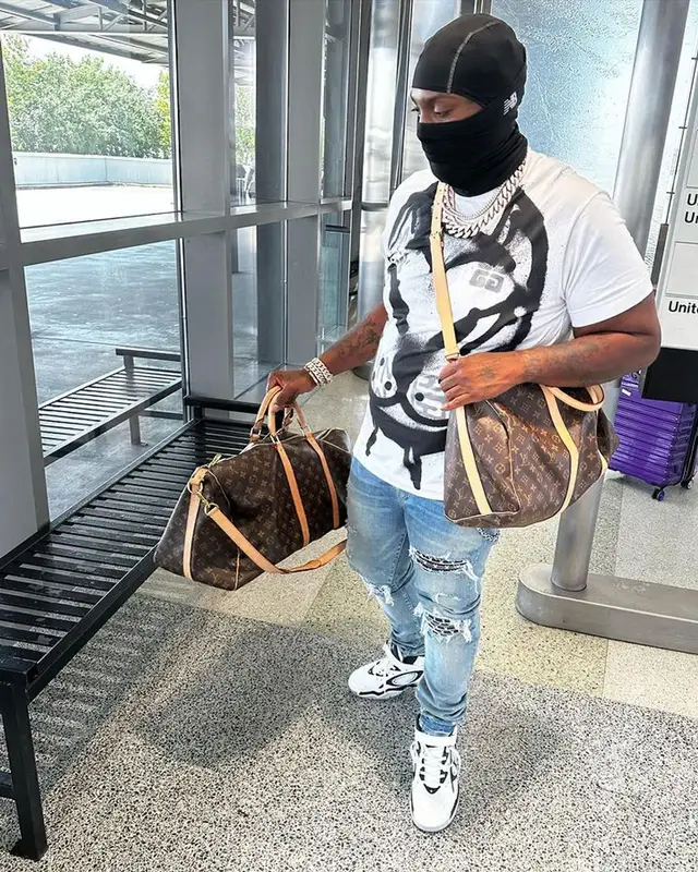 Peezy outfit in Givenchy, Amiri, and New Balance, 2023