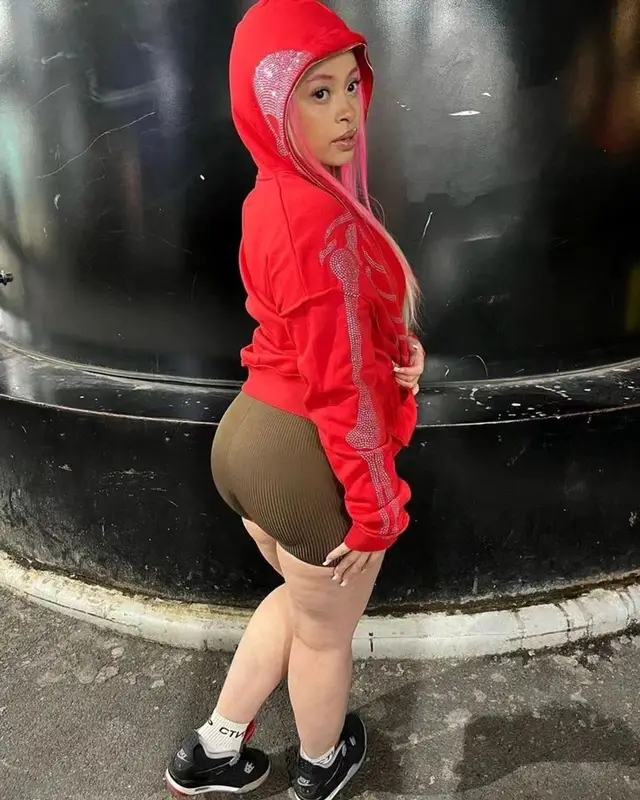 Ice Spice outfit in Klan Life, 2023