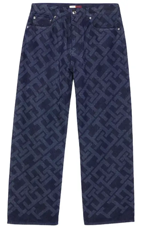 Tommy Hilfiger Indigo Crest Th Monogram Regular Jeans $265