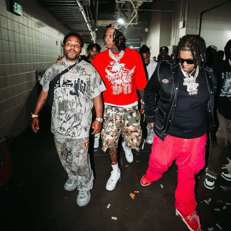 Moneybagg Yo outfit in Heaven Sin, 2023