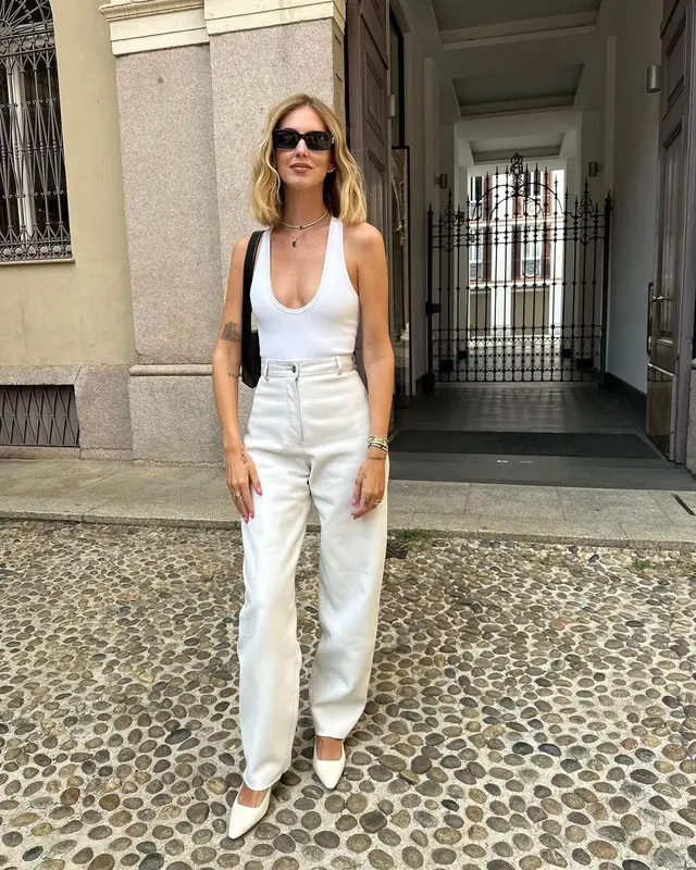 Chiara Ferragni outfit in Ferragamo, 2023