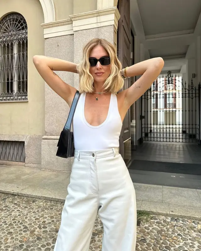 Chiara Ferragni outfit in Ferragamo, 2023