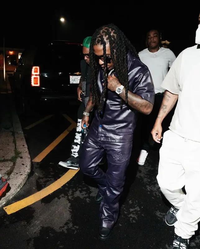 Jacquees outfit in Zamari, 2023