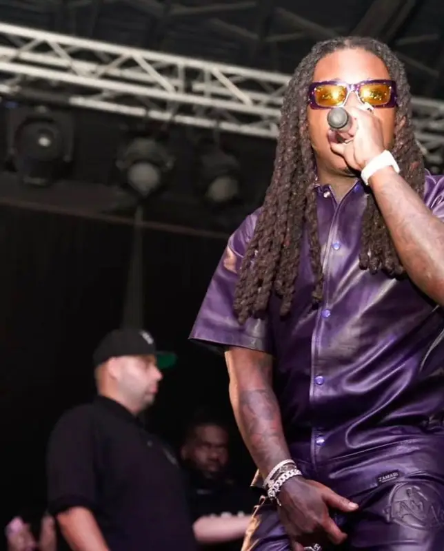 Jacquees outfit in Zamari, 2023