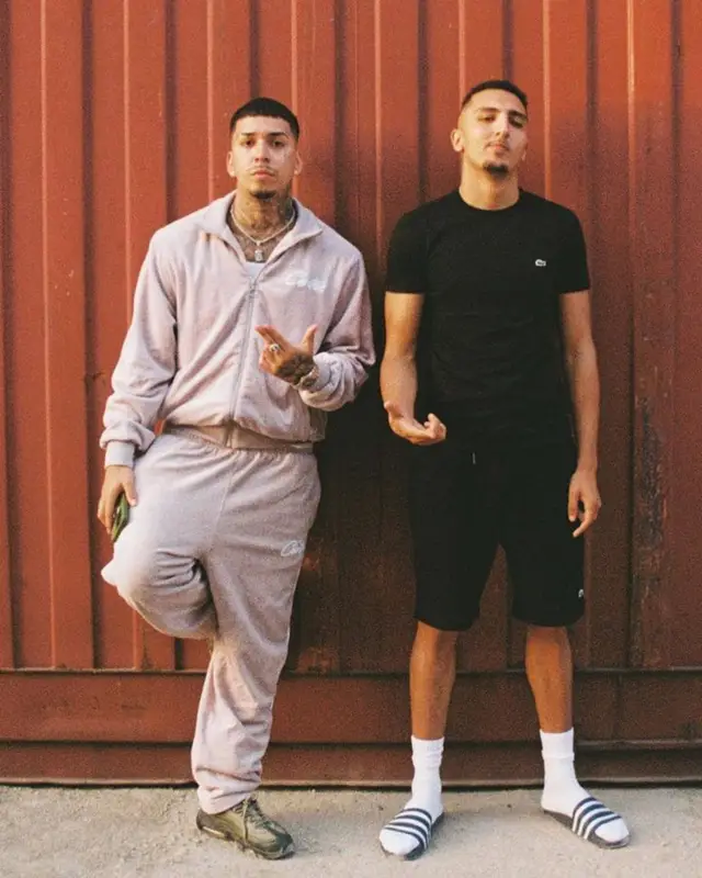 Morad outfit in Lacoste and Adidas, 2023
