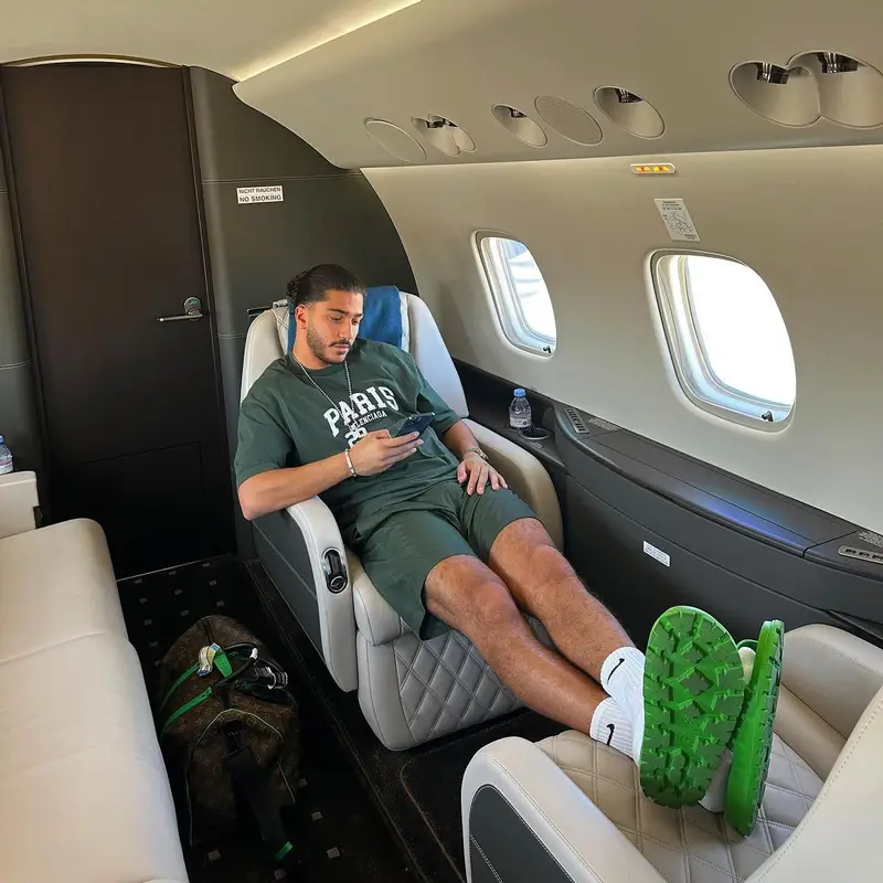 Mero outfit in Balenciaga, Nike, and Prada, 2023
