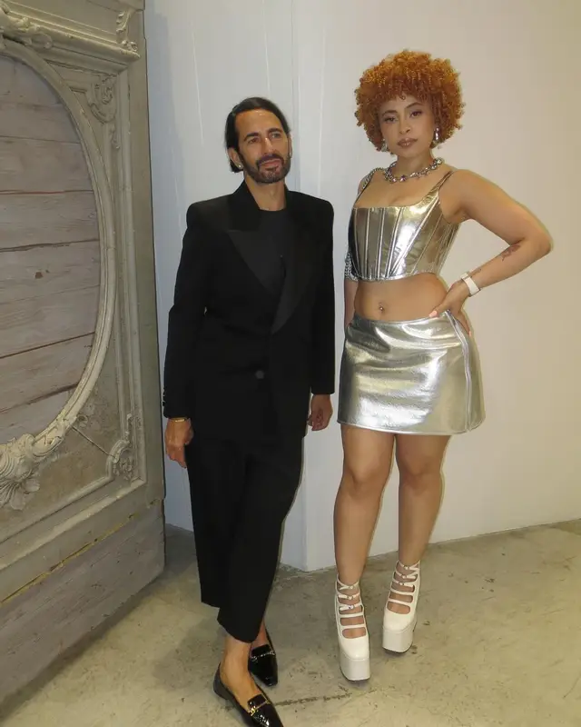 Ice Spice outfit in Marc Jacobs, 2023