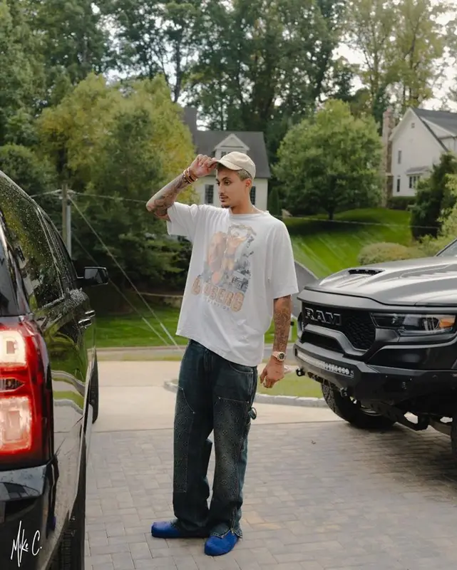 Kyle Kuzma outfit in Vintage, Louis Vuitton, and Dior, 2023