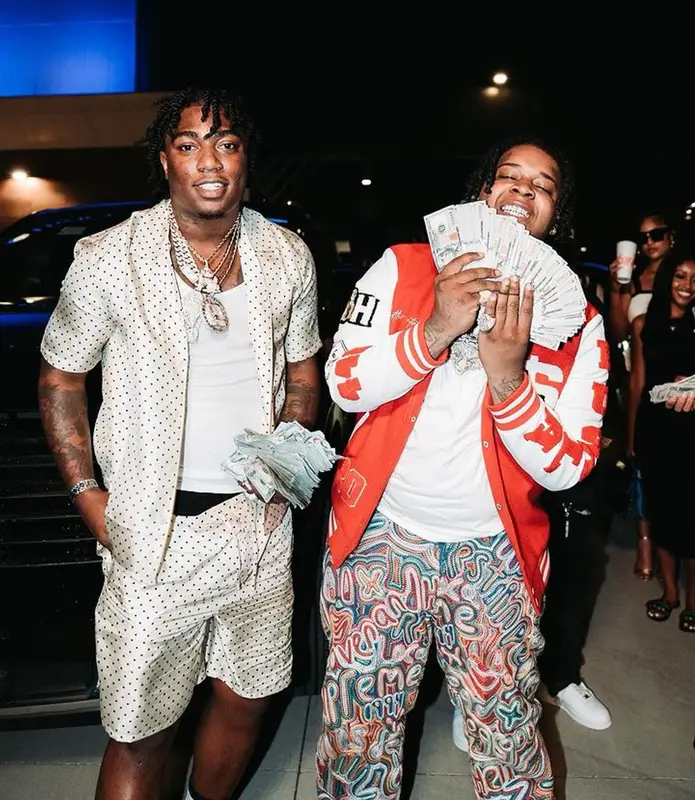 Fredo Bang outfit in Ami Alexandre Mattiussi and Marni, 2023