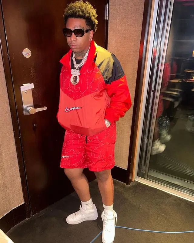 Lil Gotit outfit in Nike and Celine, 2023