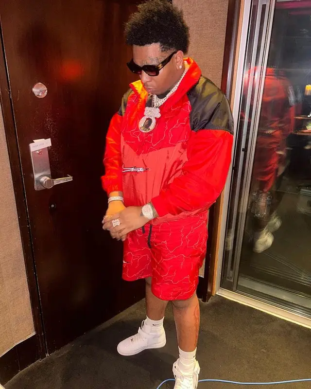 Lil Gotit outfit in Nike and Celine, 2023