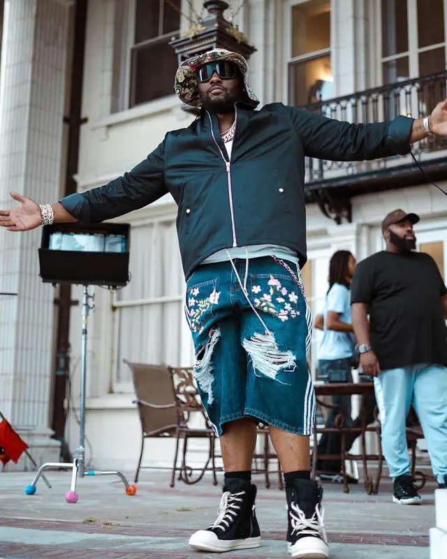 Peezy outfit in Rick Owens, 2023