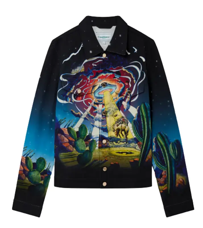 Casablanca Cowboy De L'Espace Classic Denim Jacket $944