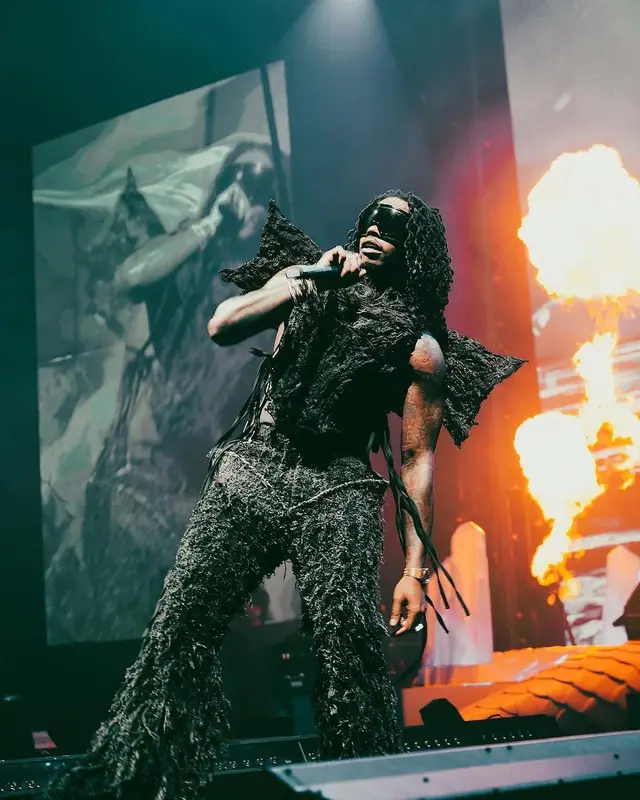 Gunna outfit in Audemars Piguet, Rick Owens, and Chanel, 2023