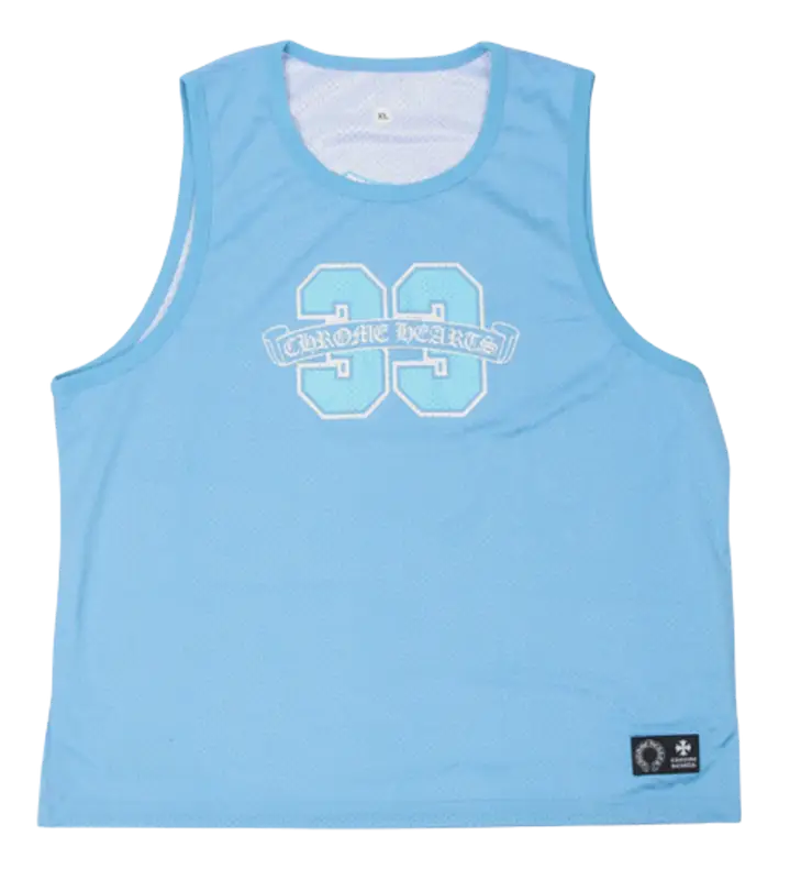Chrome Hearts Reversible Mesh Warm Up Basketball Jersey $950