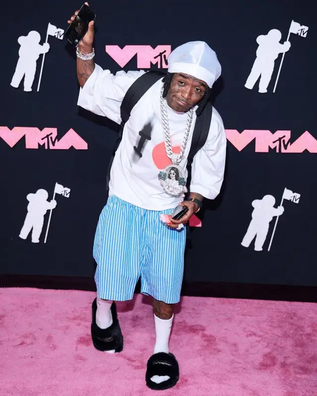 Lil Uzi Vert outfit in Balenciaga, 2023