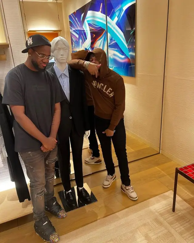 Summrs outfit in Moncler, Amiri, and Jordan, 2023