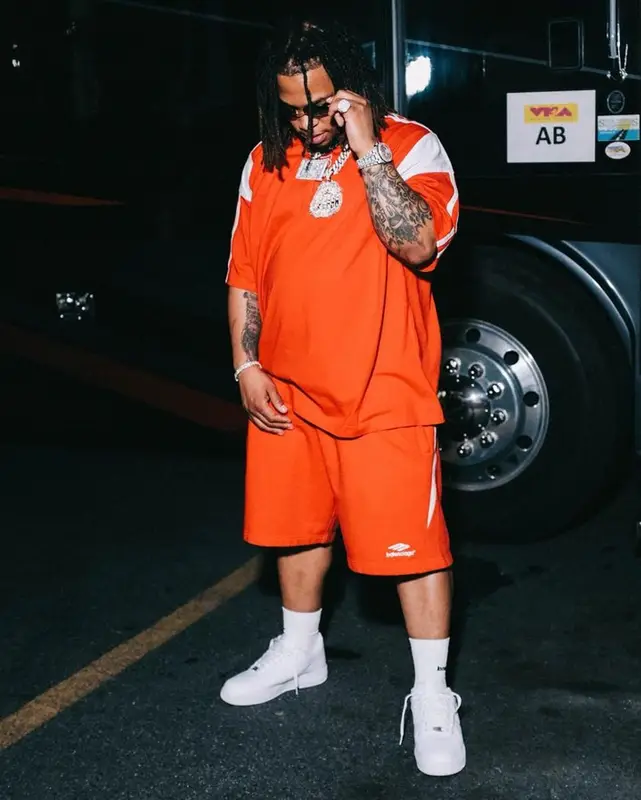 Don Q outfit in Balenciaga, Nike, and Cartier, 2023
