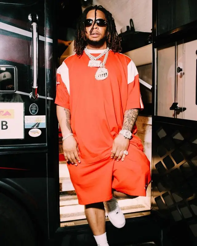 Don Q outfit in Balenciaga, Nike, and Cartier, 2023