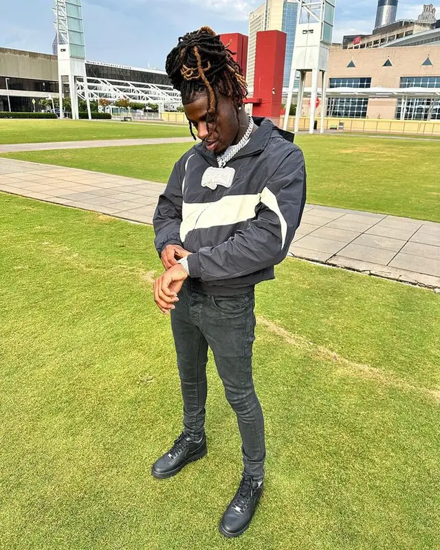 SleazyWorld Go outfit in Nike and Purple Brand, 2023