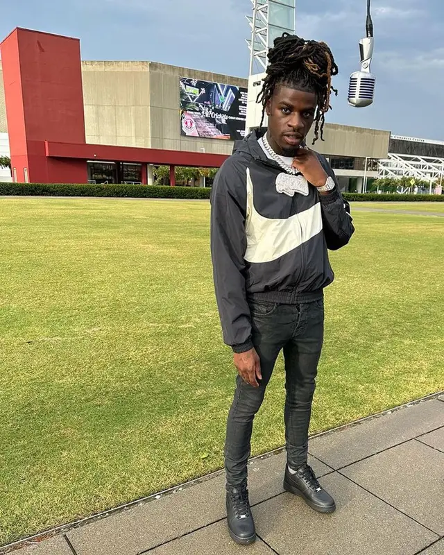 SleazyWorld Go outfit in Nike and Purple Brand, 2023