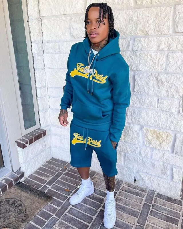 Lil Perfect outfit in Hanes, Fullypaid, and Nike, 2023