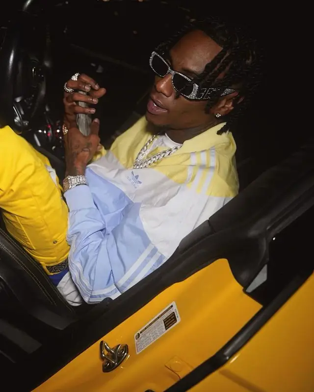 Soulja Boy outfit in Adidas, Burberry, and Balenciaga, 2023